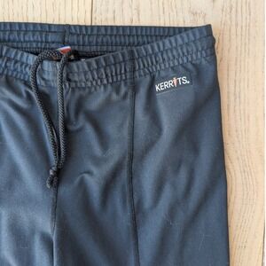 Kerrits Performance Equestrian Riding Tights Black Knee Patch Breeches XL USA